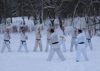 Schneetraining im Grunewald 2010